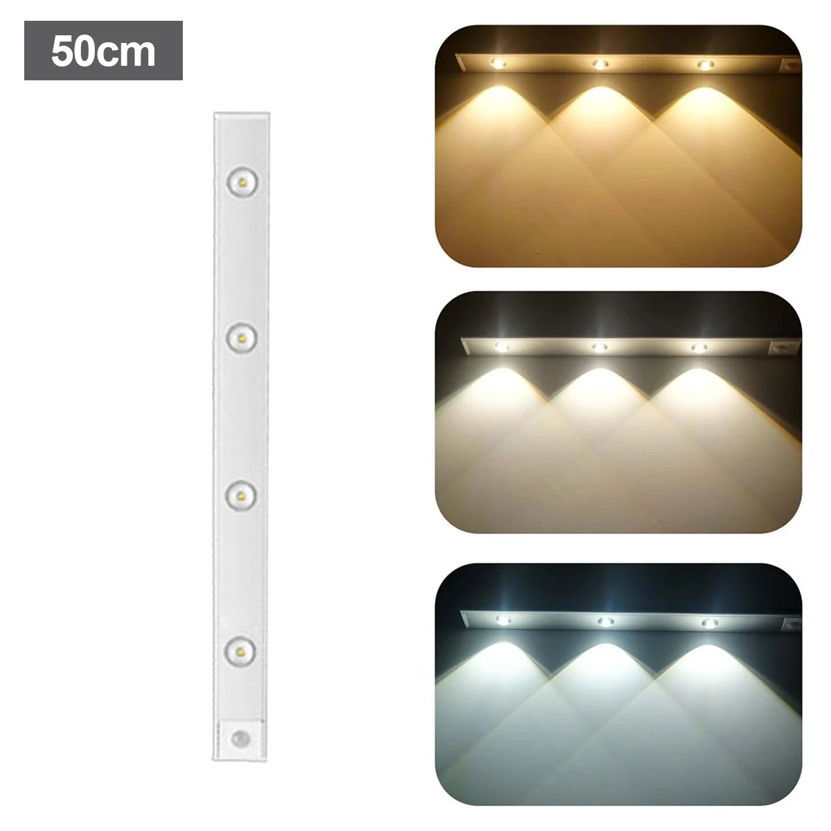 PrismGlow Rechargeable LED Strip